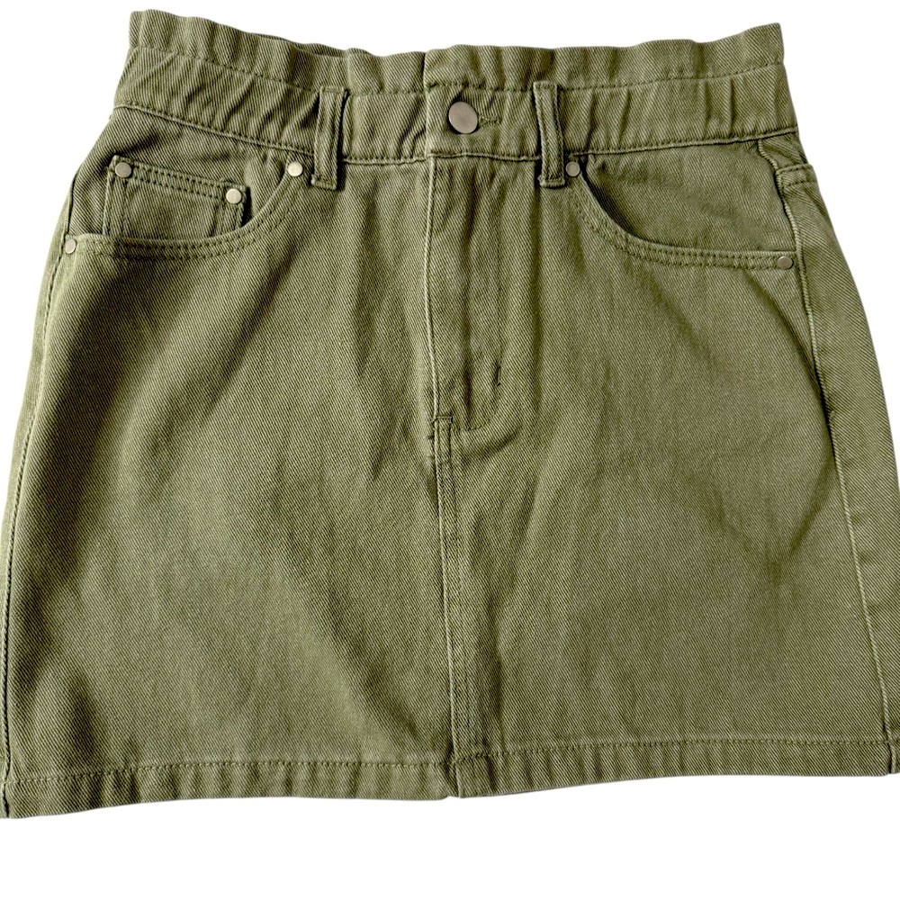 Newbury Kustom Olive Green Women's Skirt Size Medium NWT